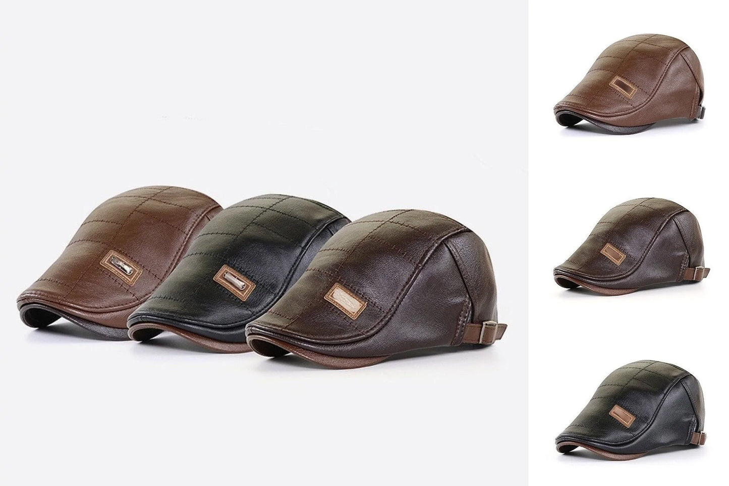 ¡Descuento por tiempo limitado del 49%! - Nueva y elegante boina de cuero.