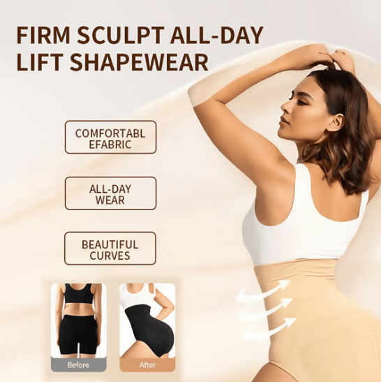 🔥 Compra 1 y Lleva 1 Gratis 👙 Panties Moldeadoras de Tiro Alto con Control de Abdomen