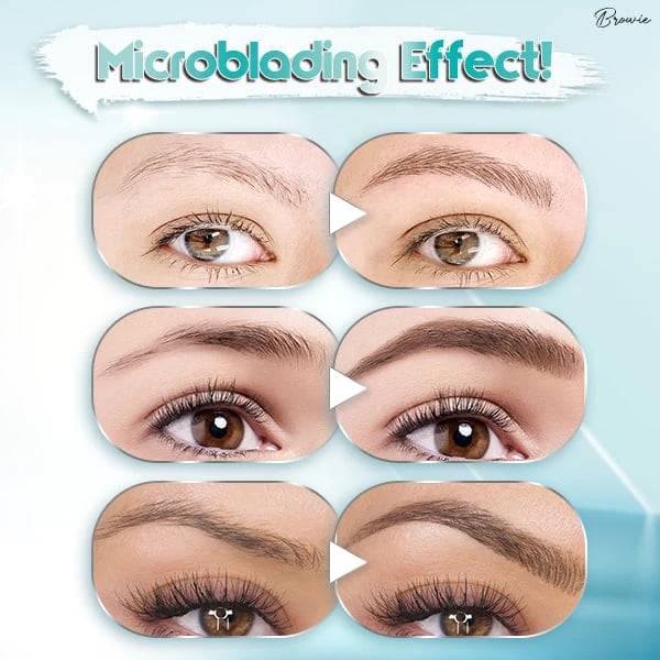 Pluma impermeable del tatuaje de la punta de la bifurcación del lápiz 4 de la ceja de Microblading 3D