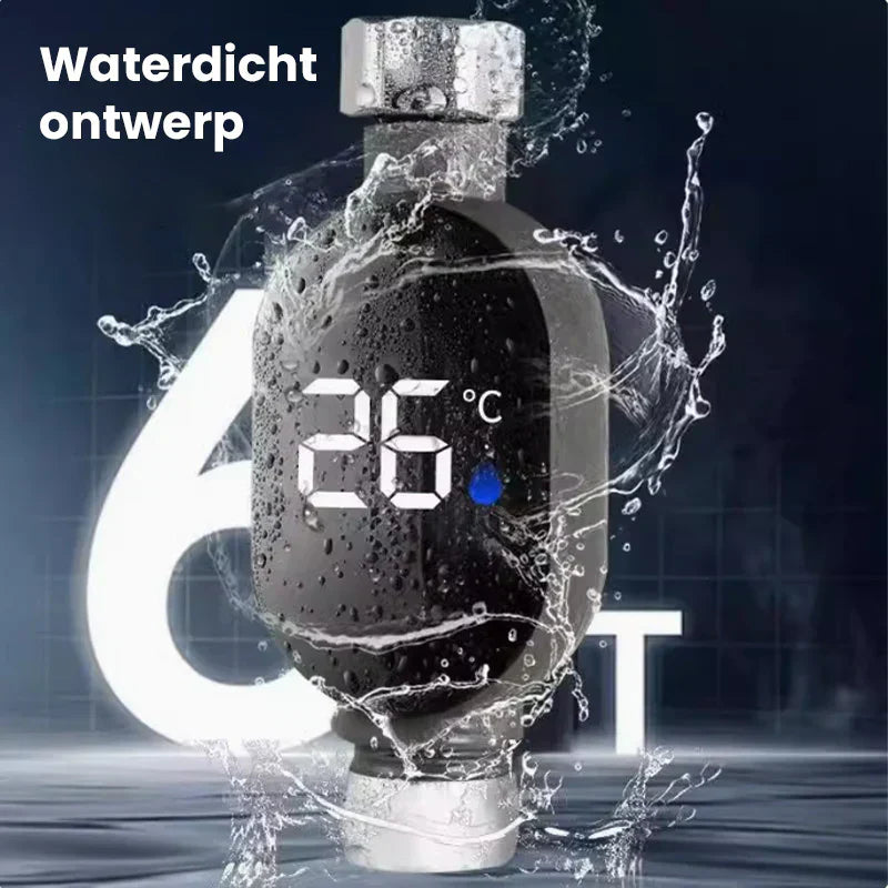 🚿 Compra 2 y lleva 1 gratis 💧 Cabezal de Ducha con Indicador LED - Muestra la Temperatura del Agua con Colores, Fácil Instalación y Ahorro de Energía 🌈📦