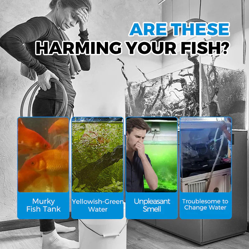 Sistema automático de filtro de acuario