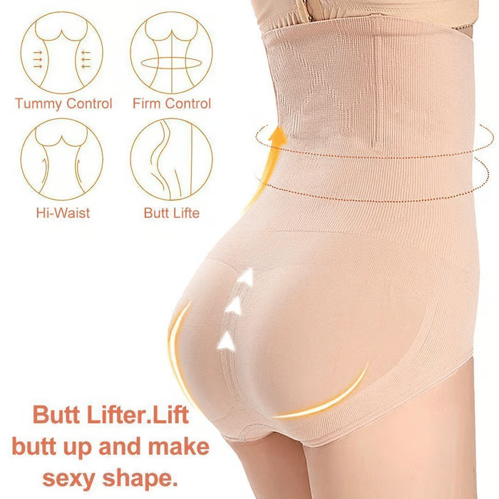🔥 Compra 1 y Lleva 1 Gratis 👙 Panties Moldeadoras de Tiro Alto con Control de Abdomen