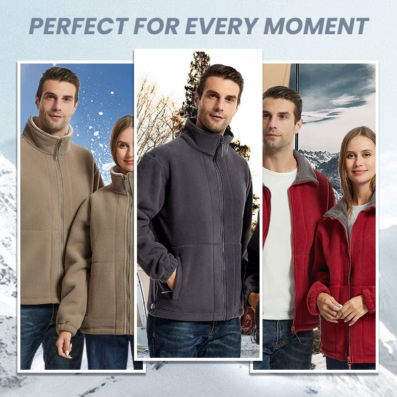 🔥Oferta Relámpago 50% DESCUENTO 🔥 Envío Gratis - Chaqueta de Forro Polar Doble Cara para Hombre