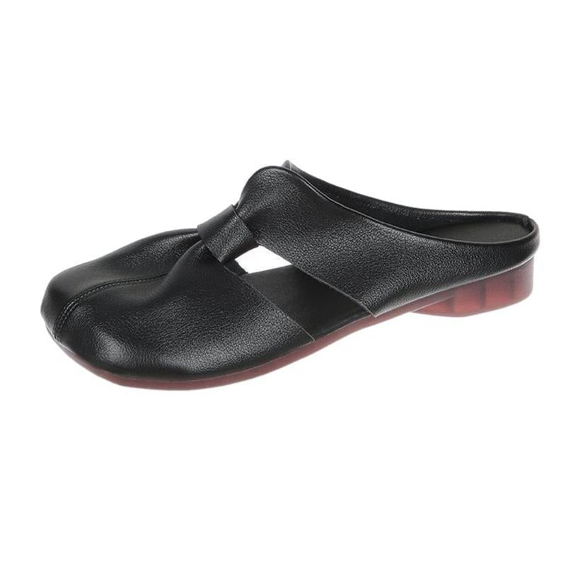 🔥 Gran oferta 2025 🔥 Mules planos con estampado recortado