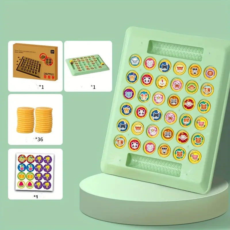 🎁 Ajedrez de Volteo Animal para Niños