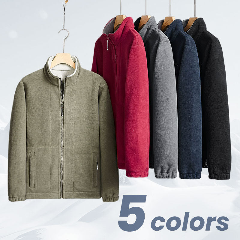 🔥Oferta Relámpago 50% DESCUENTO 🔥 Envío Gratis - Chaqueta de Forro Polar Doble Cara para Hombre