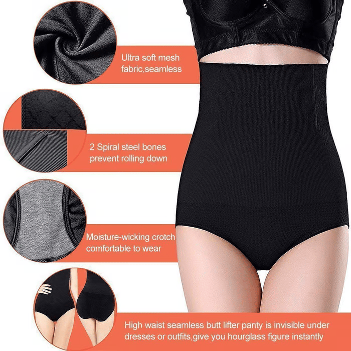 🔥 Compra 1 y Lleva 1 Gratis 👙 Panties Moldeadoras de Tiro Alto con Control de Abdomen
