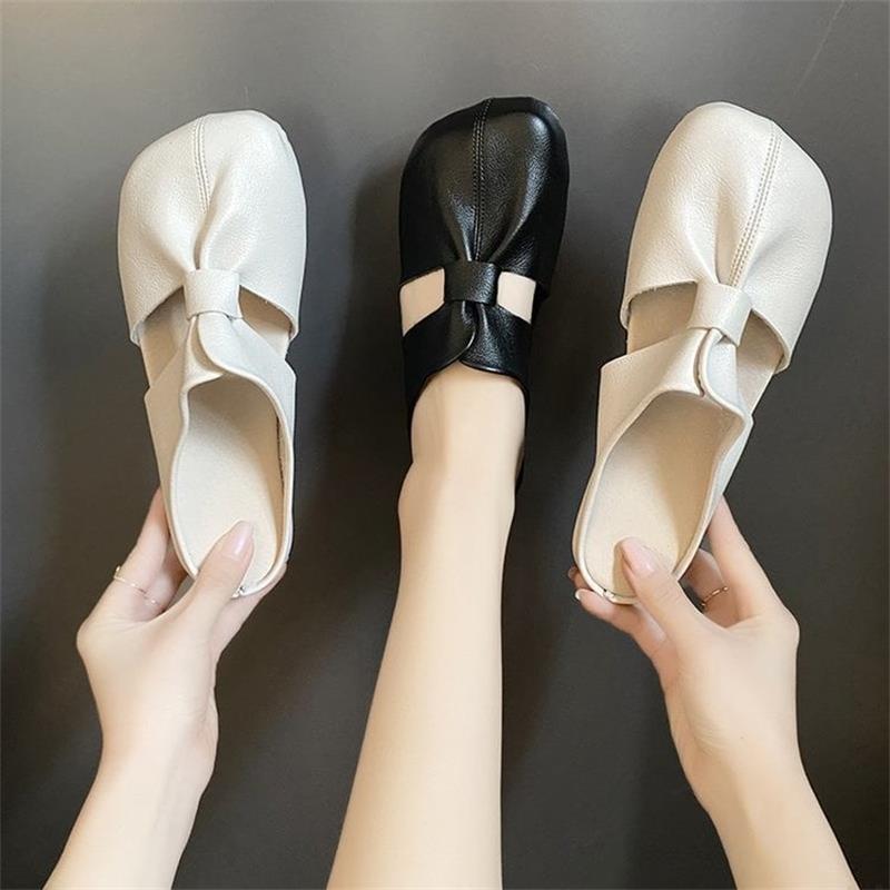 🔥 Gran oferta 2025 🔥 Mules planos con estampado recortado