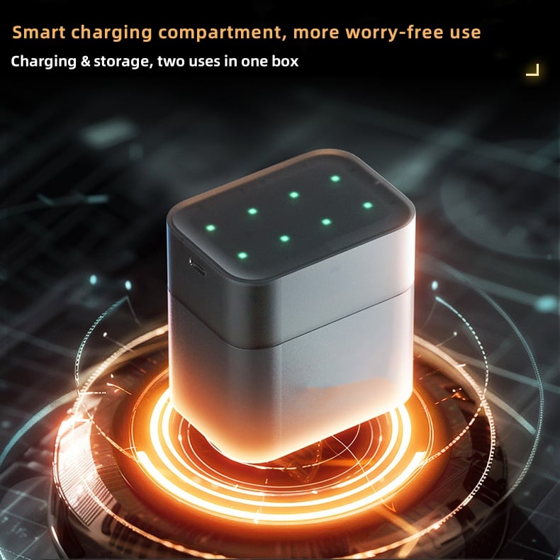 🔋Batería de iones de litio con caja de almacenamiento de carga integrada💡Protección contra sobrecarga
