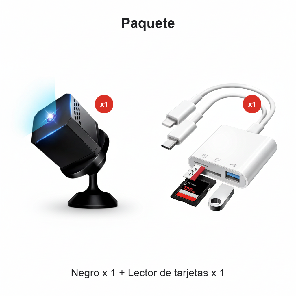 🛡️ ¡Mitad de precio solo por hoy! Mini Cámara de Seguridad HD con Visión Nocturna