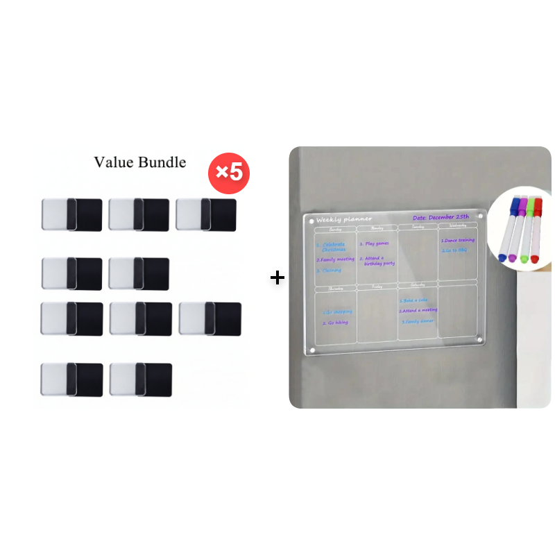 📢📢 ¡50 % DE DESCUENTO!!! ⏰ Kit de bricolaje con imanes para nevera de acrílico transparente