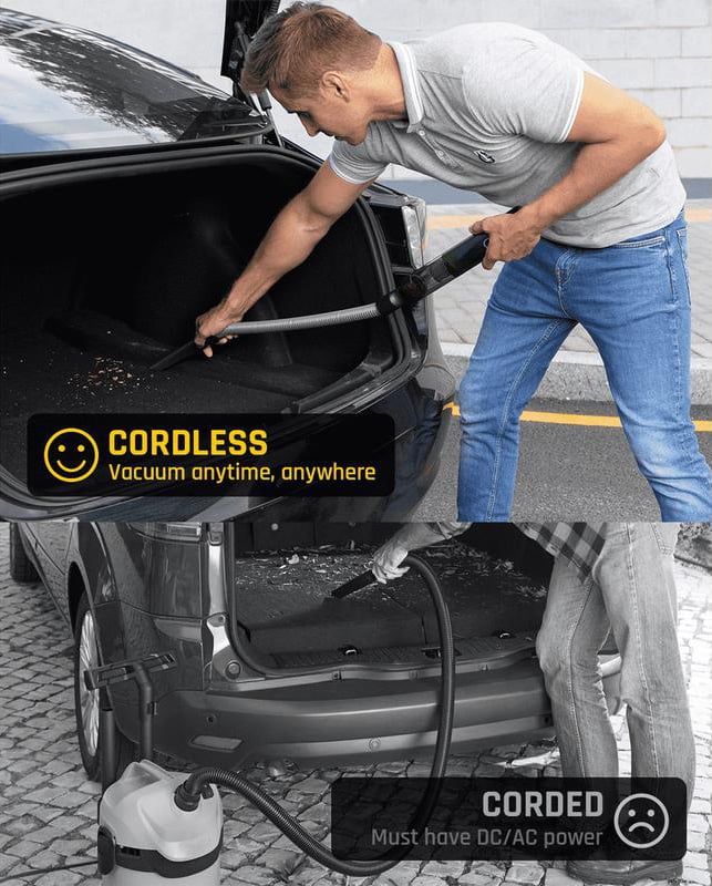 💥¡ÚLTIMO DÍA! 50% DE DESCUENTO💥 Aspiradora de Coche Inalámbrica Slim V8 Mate - Alta Potencia 13000Pa/30AW