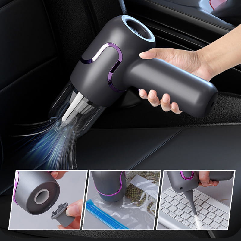 🔥Hot Sale 49% Off🔥Nueva actualización 3 en 1 plumero/bomba de aire comprimido y aspirador inalámbrico