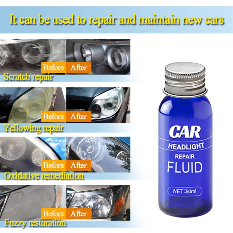 Líquido Reparador de Faros(Regalo Paño Antipolvo + Esponja)