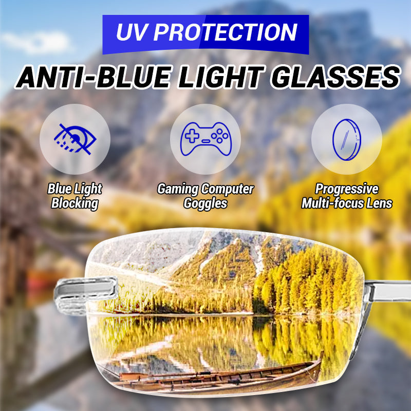 š„Nuevas Gafas de Lectura de Doble Uso Antiazules de Alta Dureza de ZafiroāØ