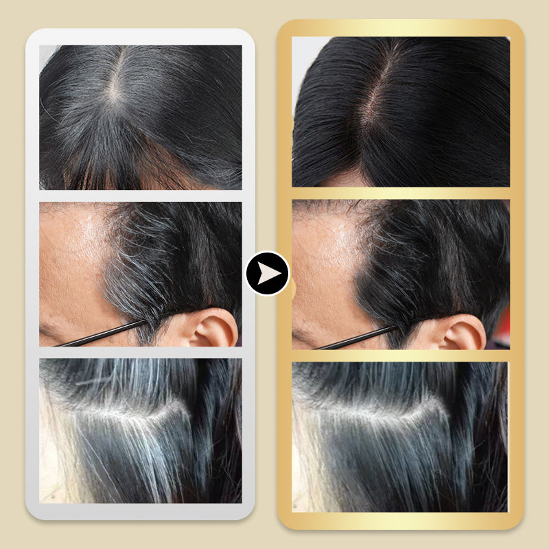 Tinte para el cabello con peine seguro y práctico