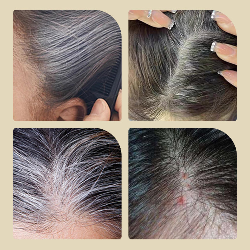 Tinte para el cabello con peine seguro y práctico