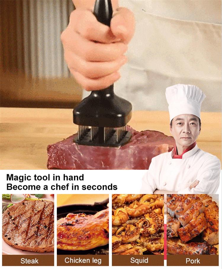 Aguja para Aflojar Carne de Acero Inoxidable para el Hogar
