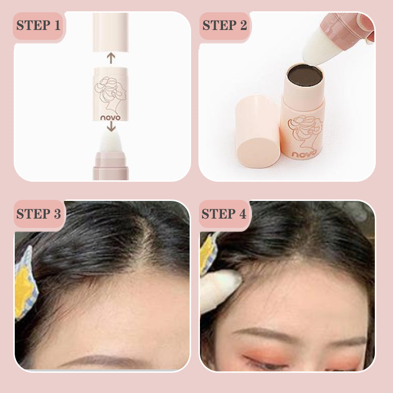 Polvo multifuncional de larga duración para línea del cabello