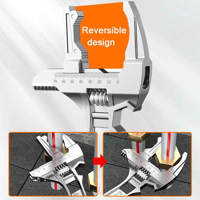 🔥VENTA CALIENTE🔥Llave De Fregadero Reversible Con Apertura De Mordaza De 6-68 mm