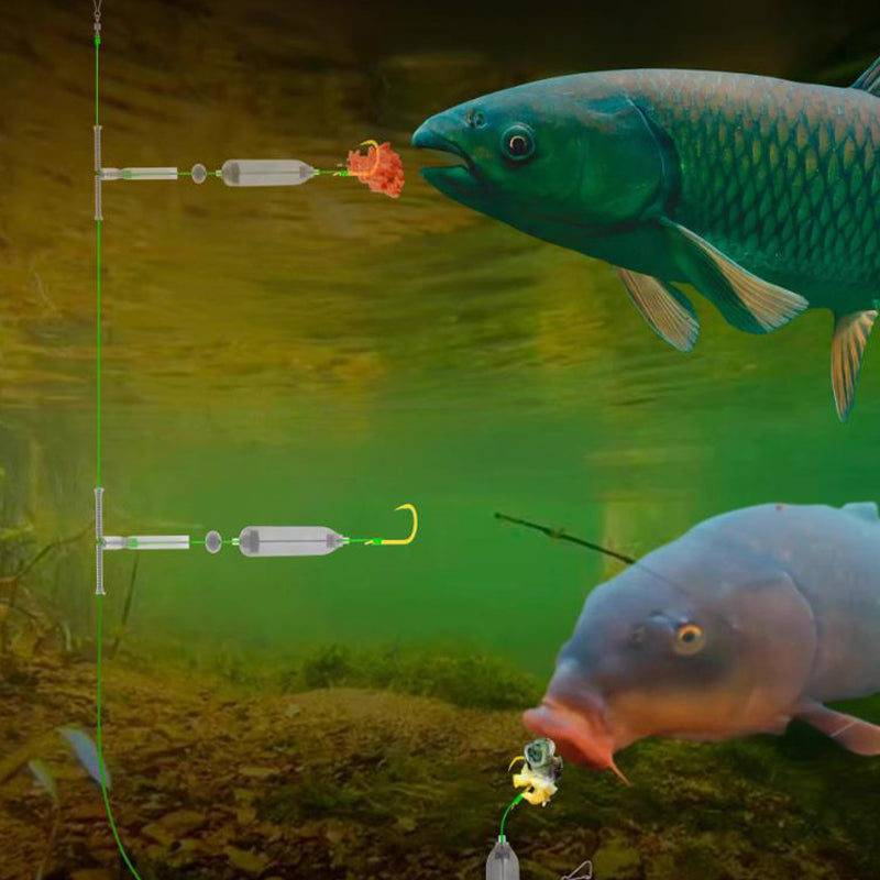 3 Anzuelos Anti Deriva Aparejo de Pesca de Fondo