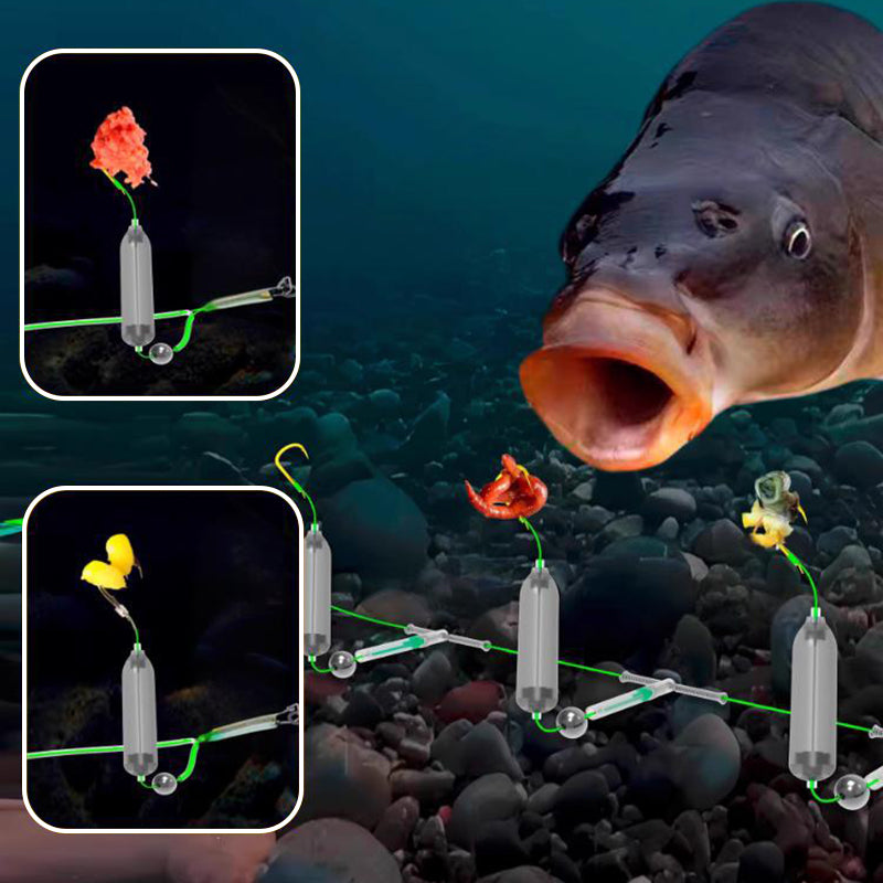 3 Anzuelos Anti Deriva Aparejo de Pesca de Fondo
