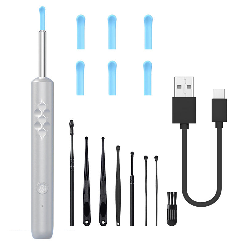 Eliminador de cerumen visual inteligente e impermeable