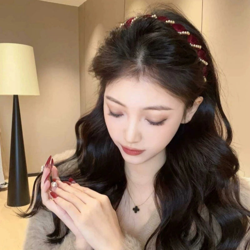 🔥 ¡OFERTA CALIENTE! 🔥 Diadema Vintage de Perlas Artificiales (50% DE DESCUENTO)