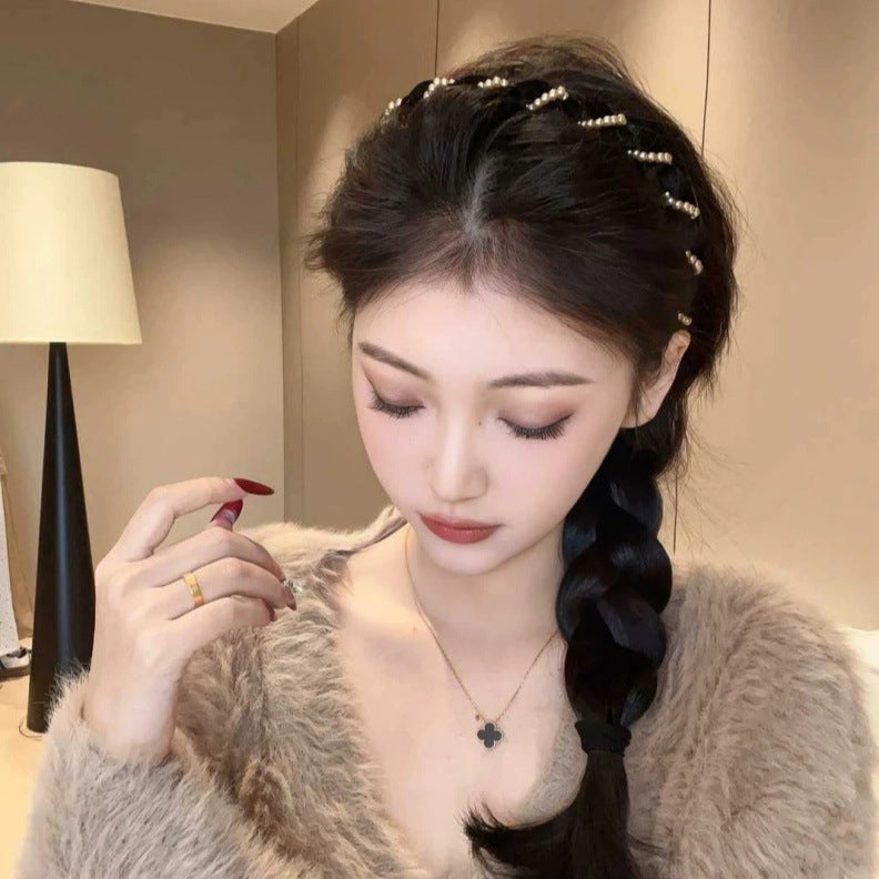 🔥 ¡OFERTA CALIENTE! 🔥 Diadema Vintage de Perlas Artificiales (50% DE DESCUENTO)