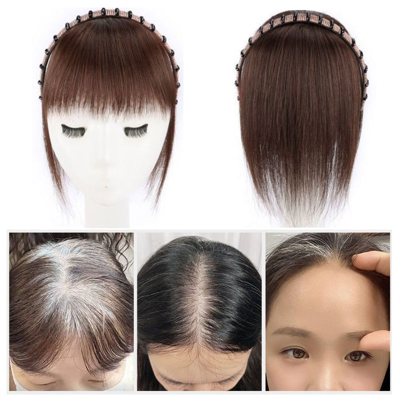 🔥 OFERTA RELÁMPAGO 2025 - 50% DESCUENTO 🔥 Fleco de Cabello Sintético con Diadema