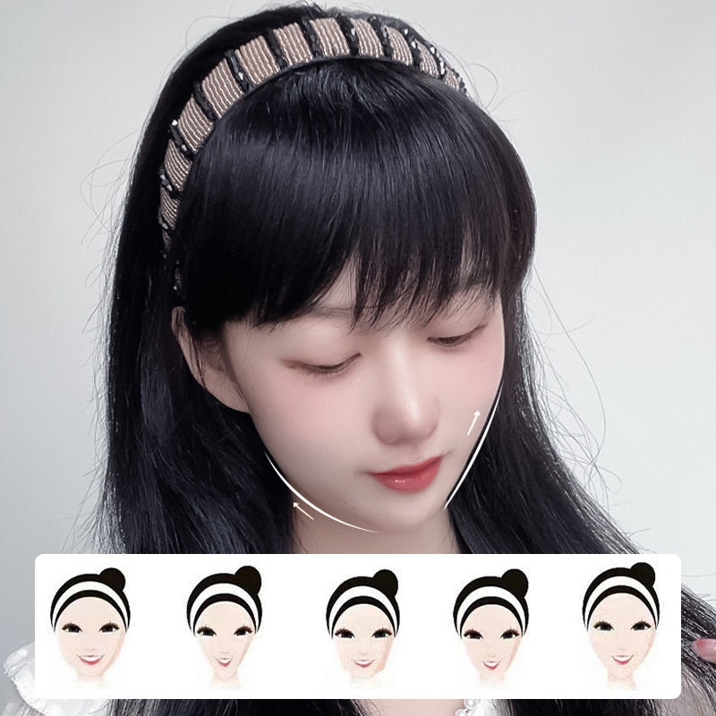 🔥 OFERTA RELÁMPAGO 2025 - 50% DESCUENTO 🔥 Fleco de Cabello Sintético con Diadema