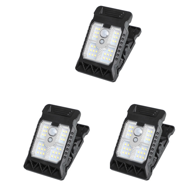 Luz solar con clip para exteriores y sensor de movimiento