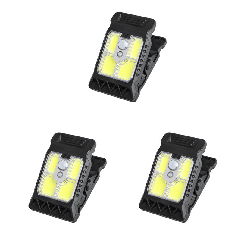 Luz solar con clip para exteriores y sensor de movimiento