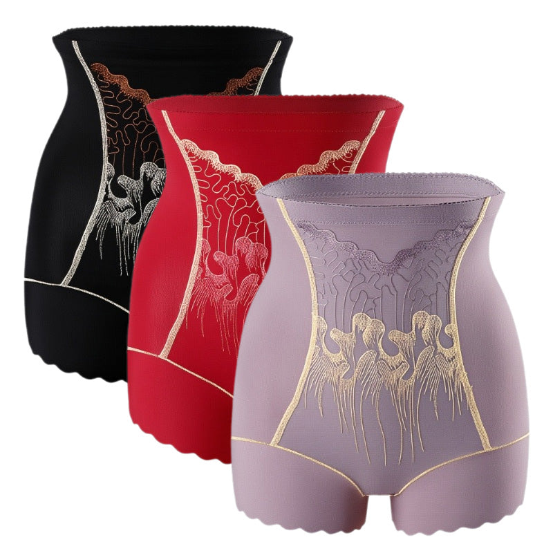 Pantalones cortos moldeadores de cintura alta para muje