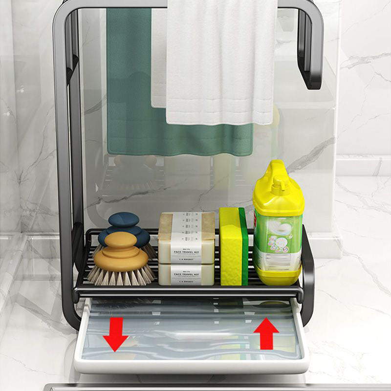 Organizador de trapos de cocina y escurridor