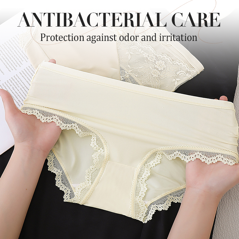 💕 Bragas de Encaje Mujer Antibacterianas - Secado Rápido | ¡Compra 1 Lleva 1 Gratis 🎁