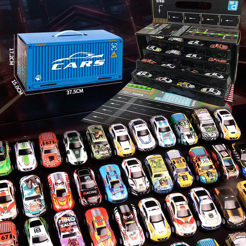 🥳🔥2026 HOT SALE! 💞 ¡50K+ vendidos! 🚗 48 Mini Pull-Back Cars con Garaje – Diversión sin fin y regalo perfecto para pequeños corredores 🏎️✨