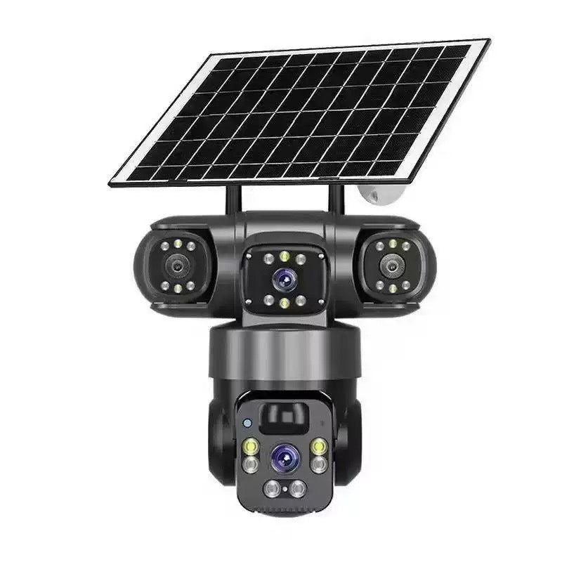 ⏳Oferta Especial por Tiempo Limitado⏰Cámara de Seguridad Wi-Fi Exterior 6K 9MP | Zoom 10x, 3 Lentes, PTZ 360° | Resistente al Agua IP66, Visión Nocturna a Color, Audio Bidireccional, Seguimiento de Movimiento
