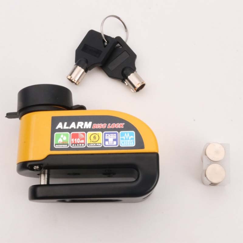 📢📢 ¡50% DE DESCUENTO! ⏰ Candado de freno de disco resistente al agua y alta resistencia con sistema de alarma