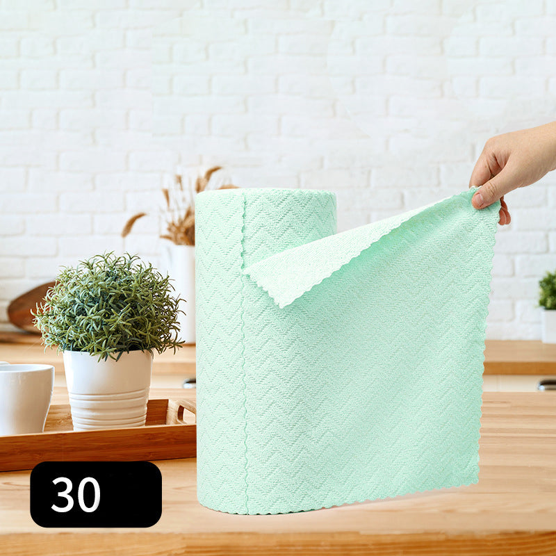 🔥50% DESCUENTO POR TIEMPO LIMITADO💥Rollo de paños de microfibra reutilizables