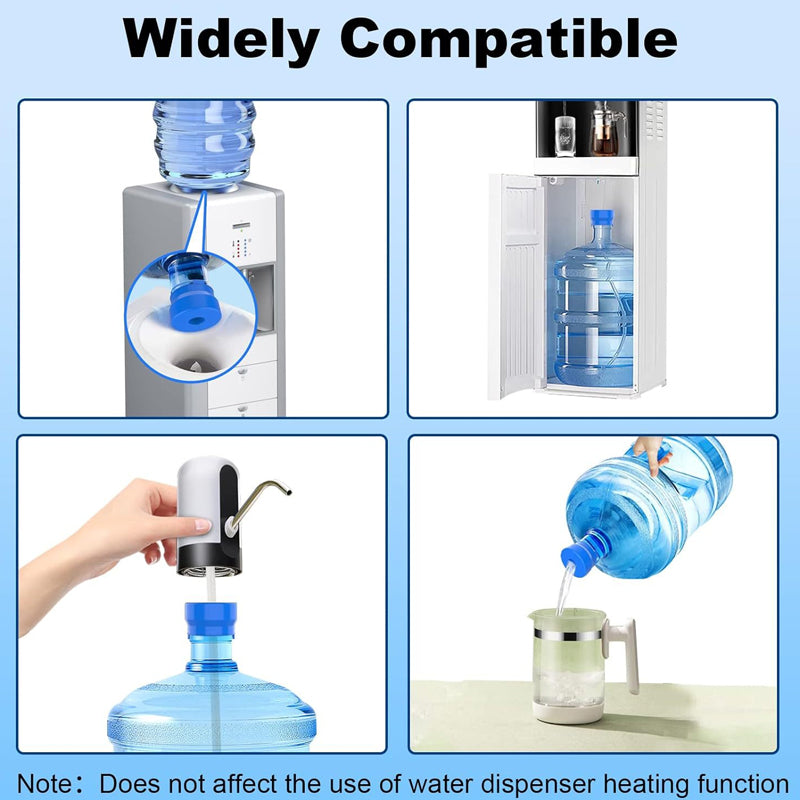 Tapa de silicona reutilizable para botellas de agua