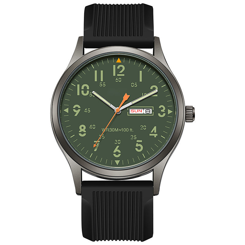 📢📢 ¡50% DE DESCUENTO! ⏰ Reloj de cuarzo para hombre con pantalla luminosa