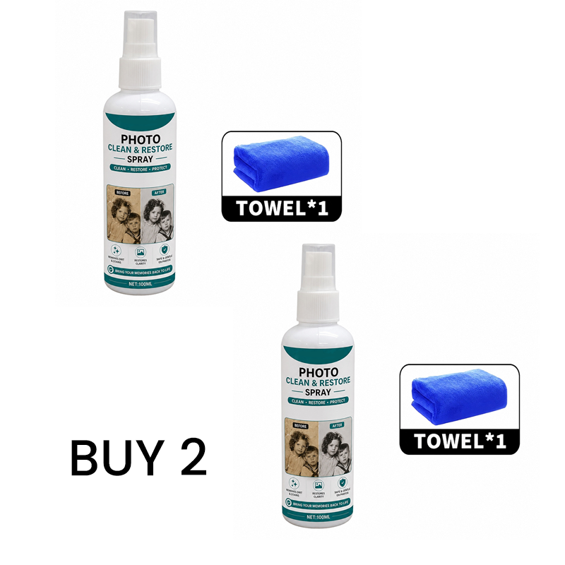 ✨ Spray Restaurador de Fotos Antiguas Kineshinex | ¡50% DESCUENTO AHORA! Repara fotos desgastadas, rayadas y descoloridas sin daños químicos