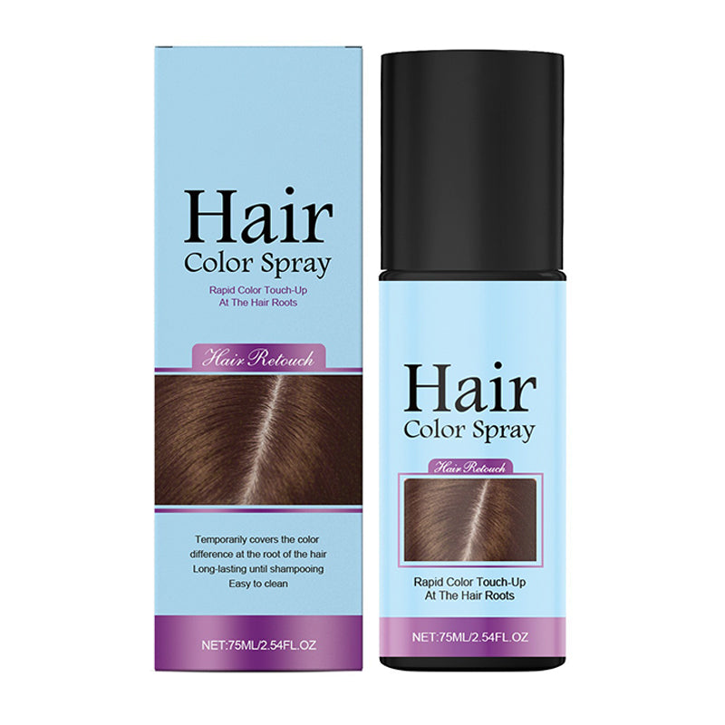 💨 Spray retocador de raíces de cobertura temporal – ¡Cubre canas y raíces en un segundo, con color natural y efecto mate! ✨💁♀️