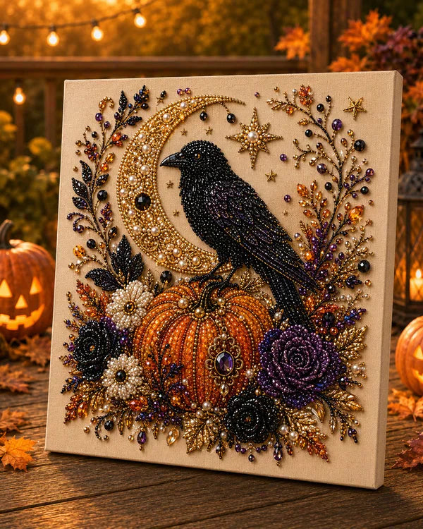 🔥 ¡ÚLTIMO DÍA, 50% DE DESCUENTO! 👻✨ Kit DIY de arte con perlas de Halloween: crea figuras adorables y espeluznantes con pequeñas perlas