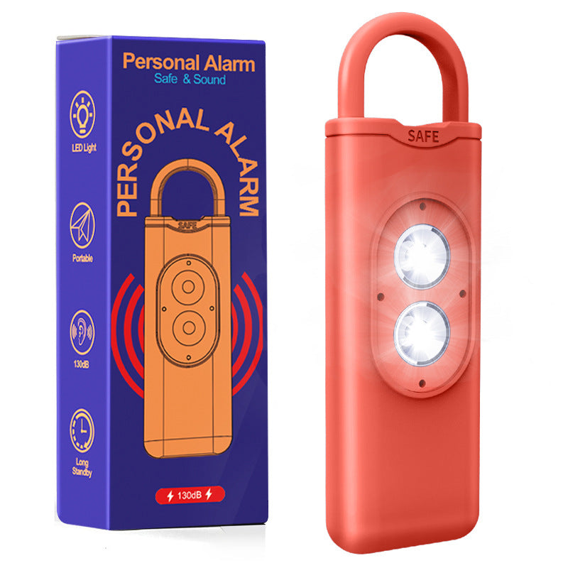 🔔 Llavero de alarma con luz intermitente, alto decibelaje anti-lobos