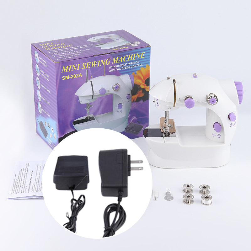 Máquina de coser eléctrica miniatura para el hogar