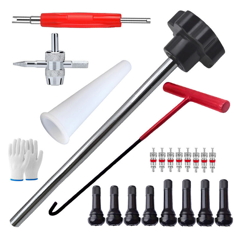 🎉 Oferta ¡Venta 2026 — Más de 13.000 unidades vendidas! 🔧 Juego de herramientas para válvulas de neumáticos – Extrae e instala núcleos de válvula en minutos – ¡Olvídate del taller de reparaciones! ✨