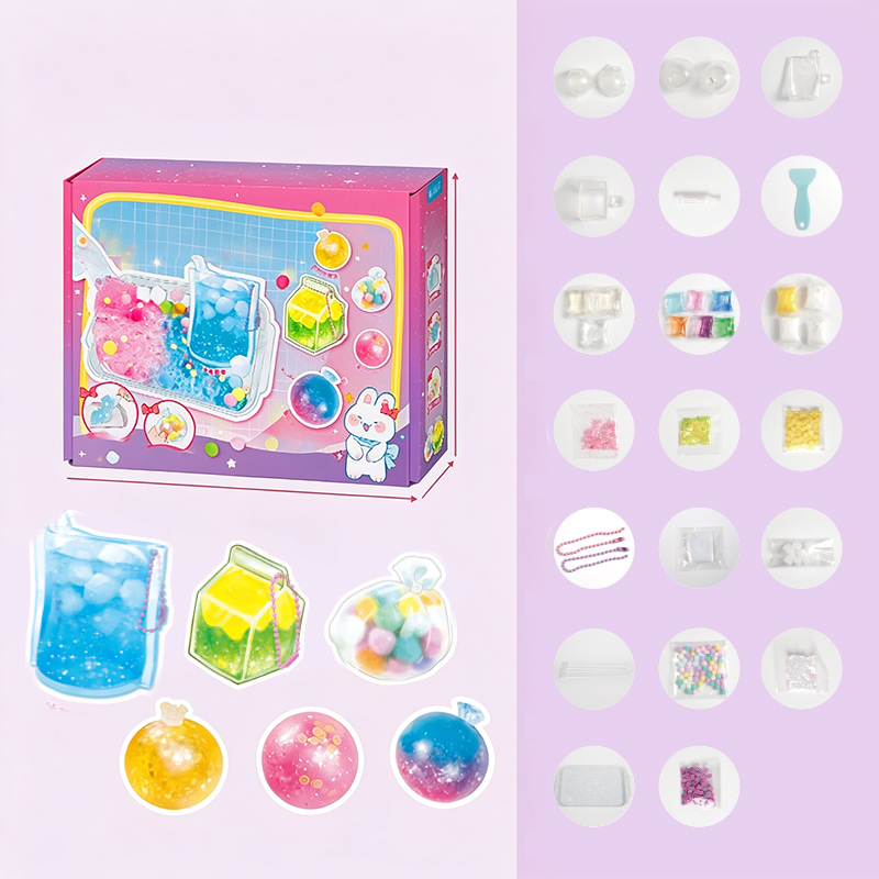 🔥 ¡50% DESCUENTO! 🧁 Kit de juguete antiestrés tipo helado frito DIY con diseño de garra de gato para niños