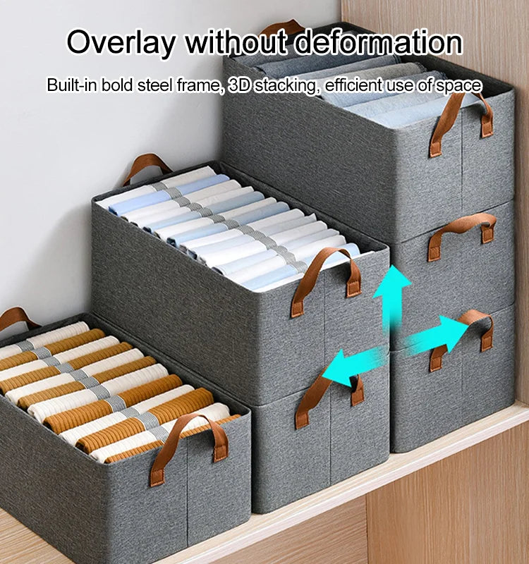 Caja plegable para guardar cosas en el armario